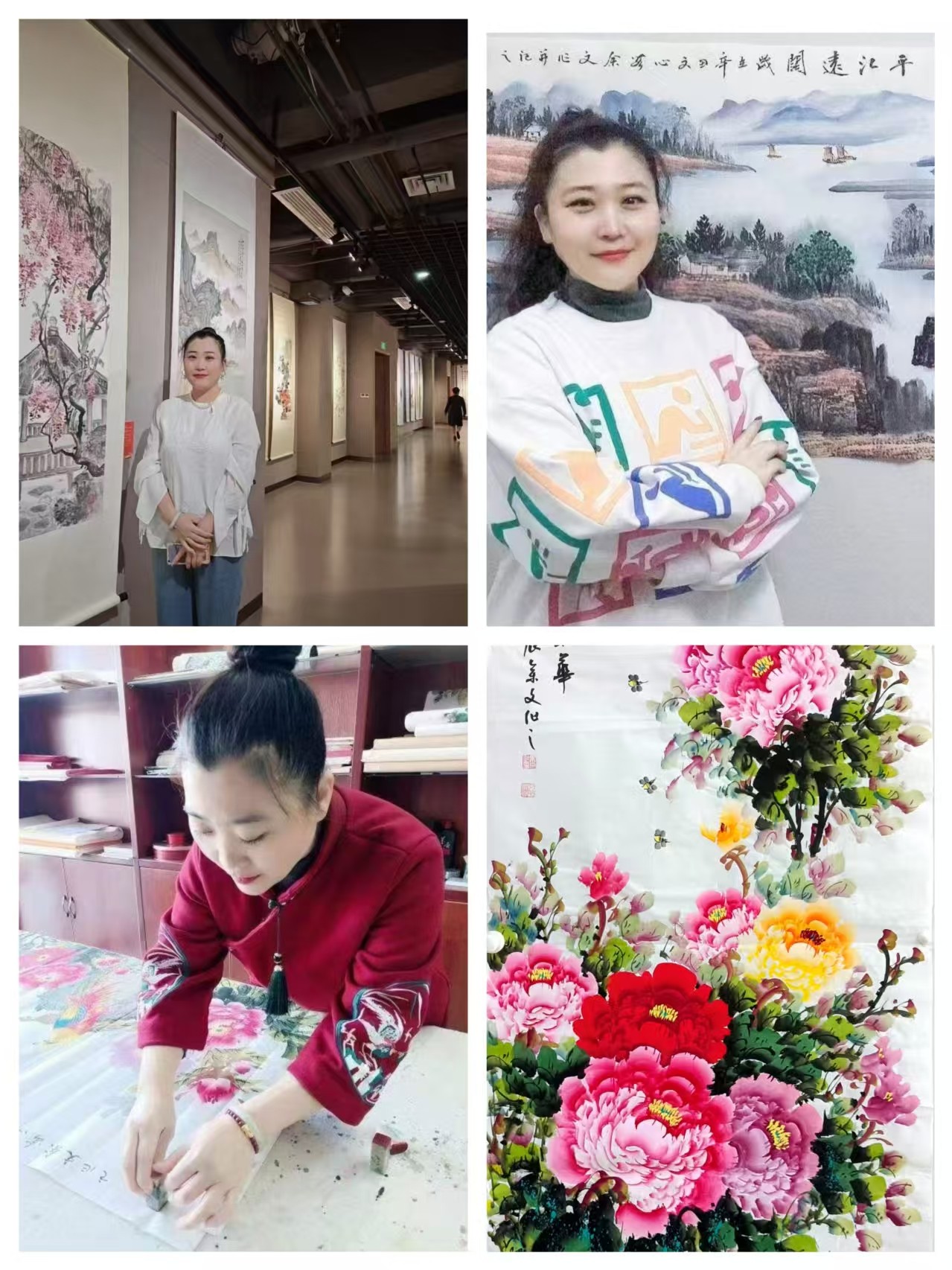 真诚执着探索艺术真谛的女书画家(图3)